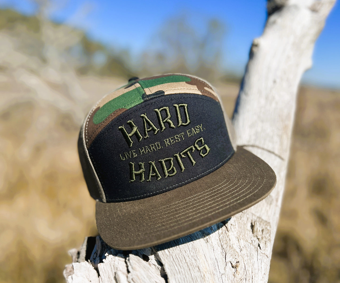 Hard Habits Seven-Panel Trucker Cap