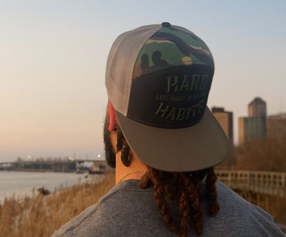 Hard Habits Seven-Panel Trucker Cap