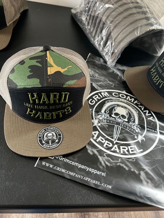 Hard Habits Seven-Panel Trucker Cap